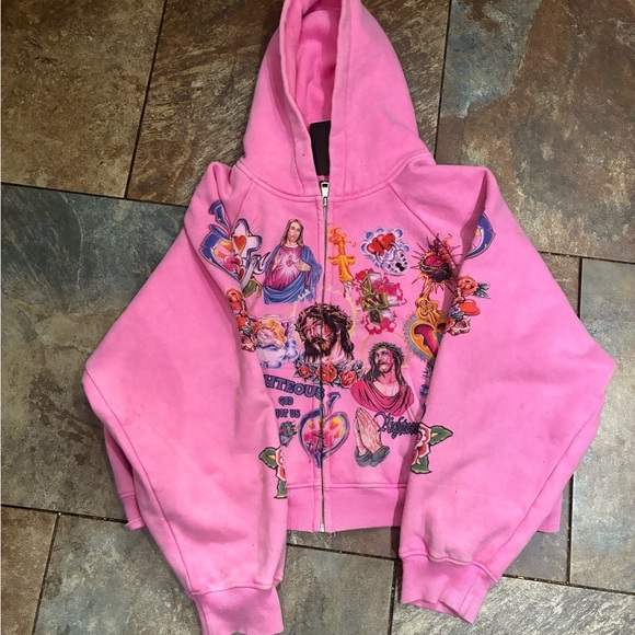Pink righteous hoodie